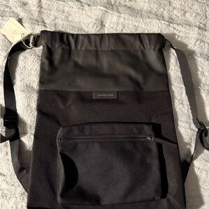 Sleek Black Backpack by